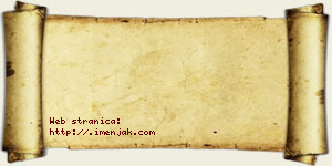 Dina Prokić vizit kartica